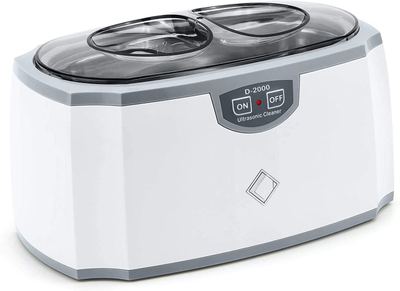 LifeBasis D-2000 ultrasonic jewellery cleaner with watch stand and 420ml stainless steel tank